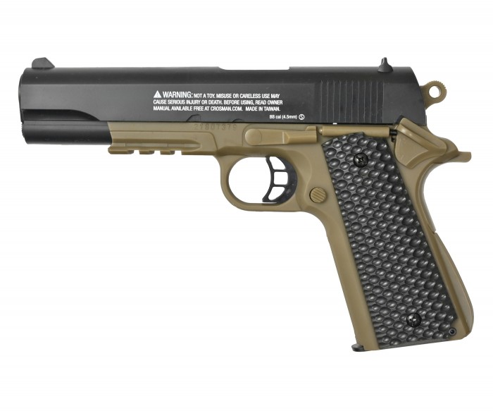 Пистолет пневматический Crosman S1911 (+мишень+250ВВ)