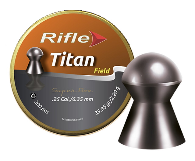 Пули пневм. RIFLE Field Series Titan 6,35 мм 2,2гр