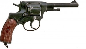 Пистолет охолощенный "Наган (РНХ)" кал.10х24