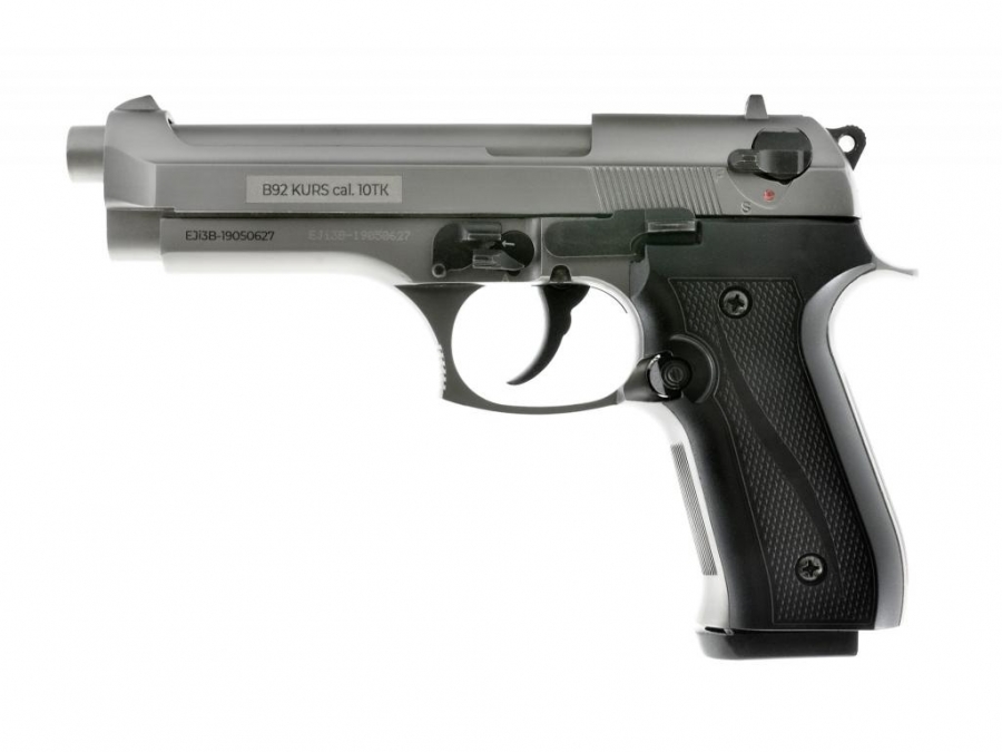Пистолет охолощенный "В92-KURS", кал.10ТК (фумо/графит)