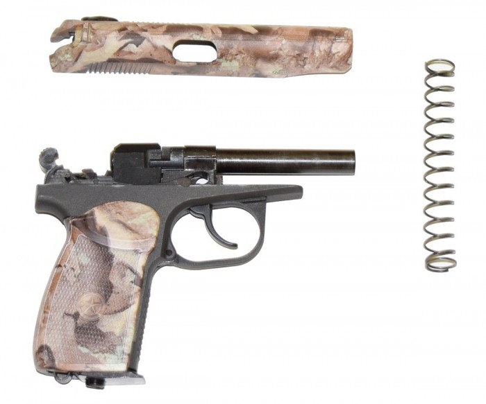 Пистолет пневматический МР-654К-23 камуфляж к.4,5 мм