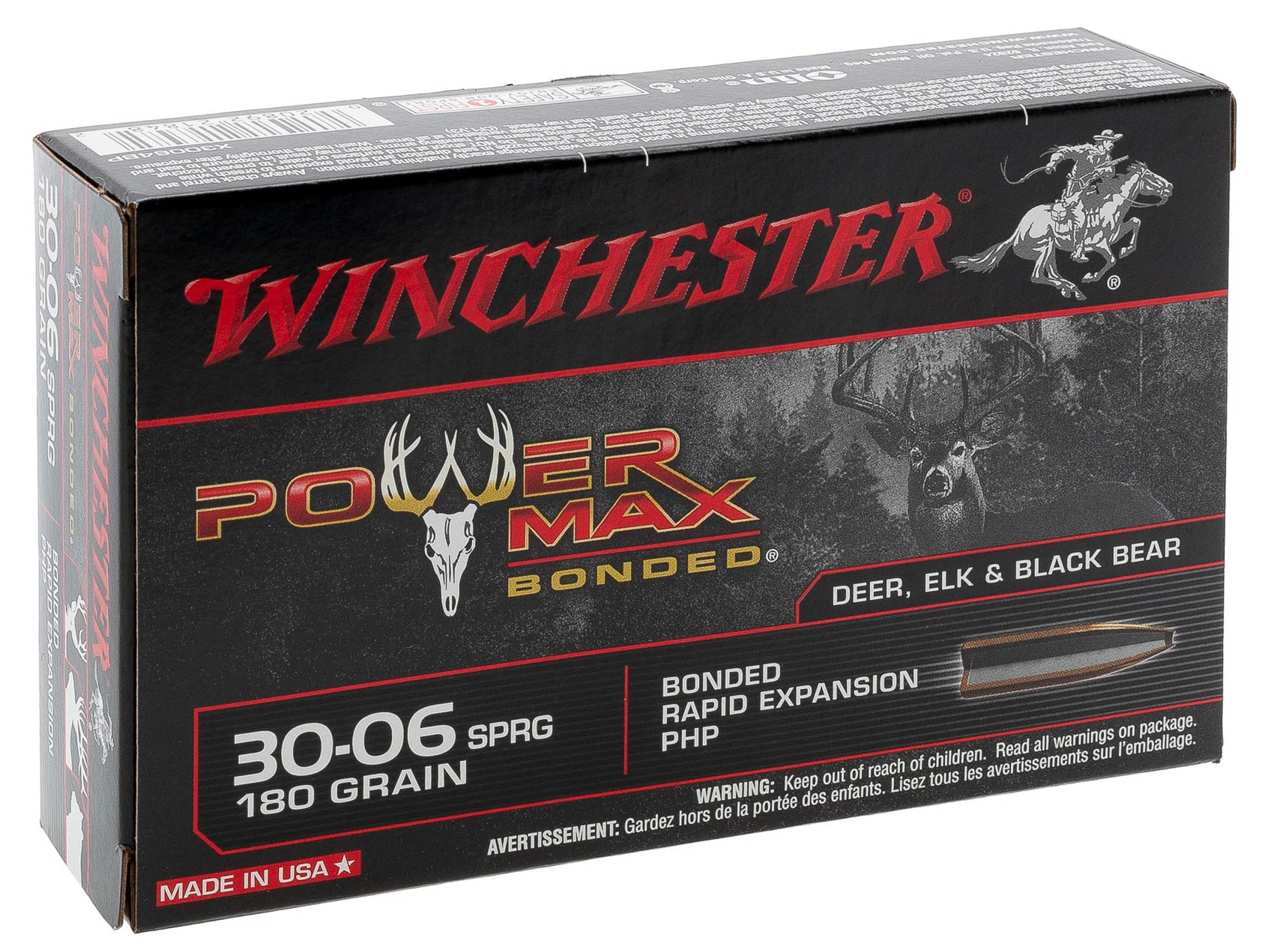 30-06Sprg Winchester Power Max Bonded PHP 11.66гр