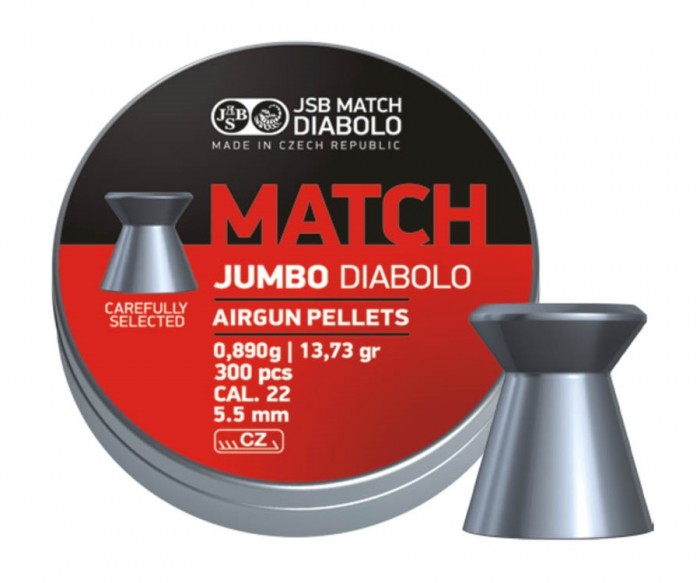 Пули "JSB" EXACT JUMBO MATCH Diabolo 5,50мм 0,89 гр. (300 шт.)