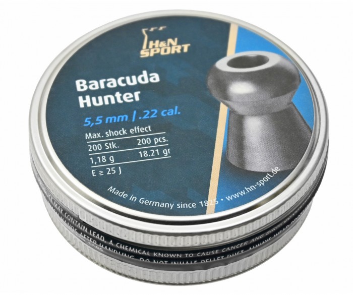 H&N Baracuda Hunter кал.5,5 мм 1,18g (200 шт)