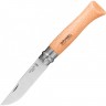 Нож Opinel №9, нержав.сталь, орех.рукоять