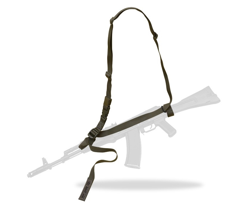 Тактический оружейный ремень "ДОЛГ-М2" (зеленый) универсальный