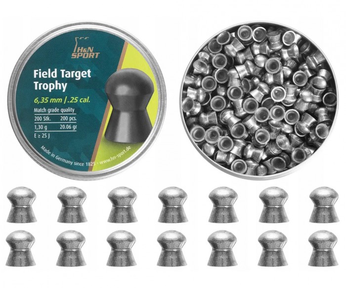 H&N Field Target Trophy кал.6,35 мм 1,30 гр (200 шт)