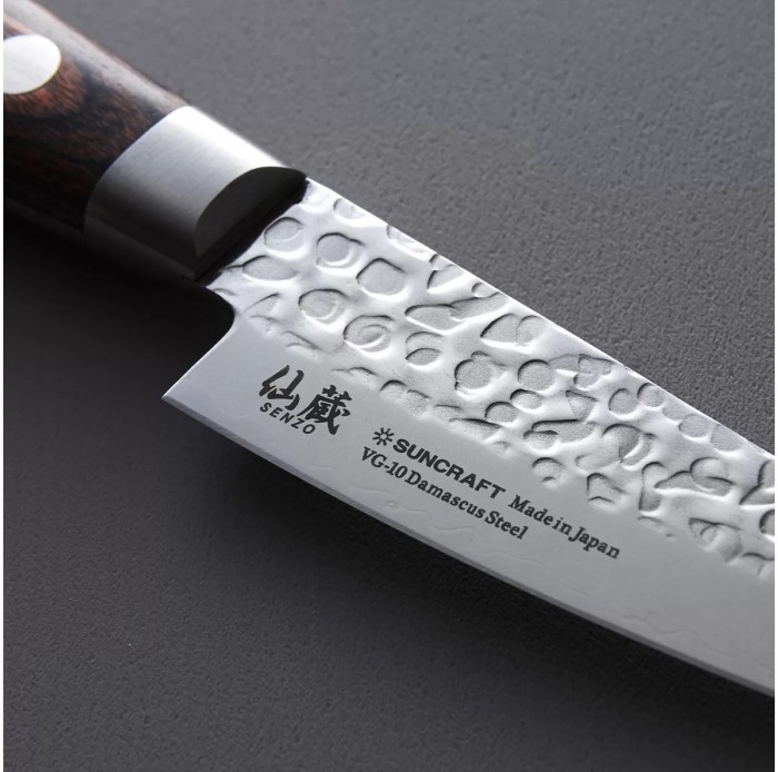 Нож кухонный универсальный SUNCRAFT (Senzo Universal) 135мм, FT-04/E
