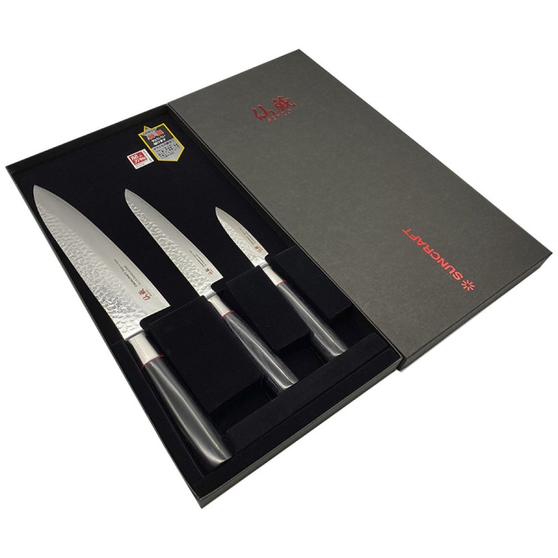 Подарочный набор из 3 ножей SUNCRAFT (SenzoClassic), SZ-010512