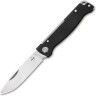 Нож складной Atlas Black сталь12С27,клинок 67мм, рук-ть сталь черн. (Boker)