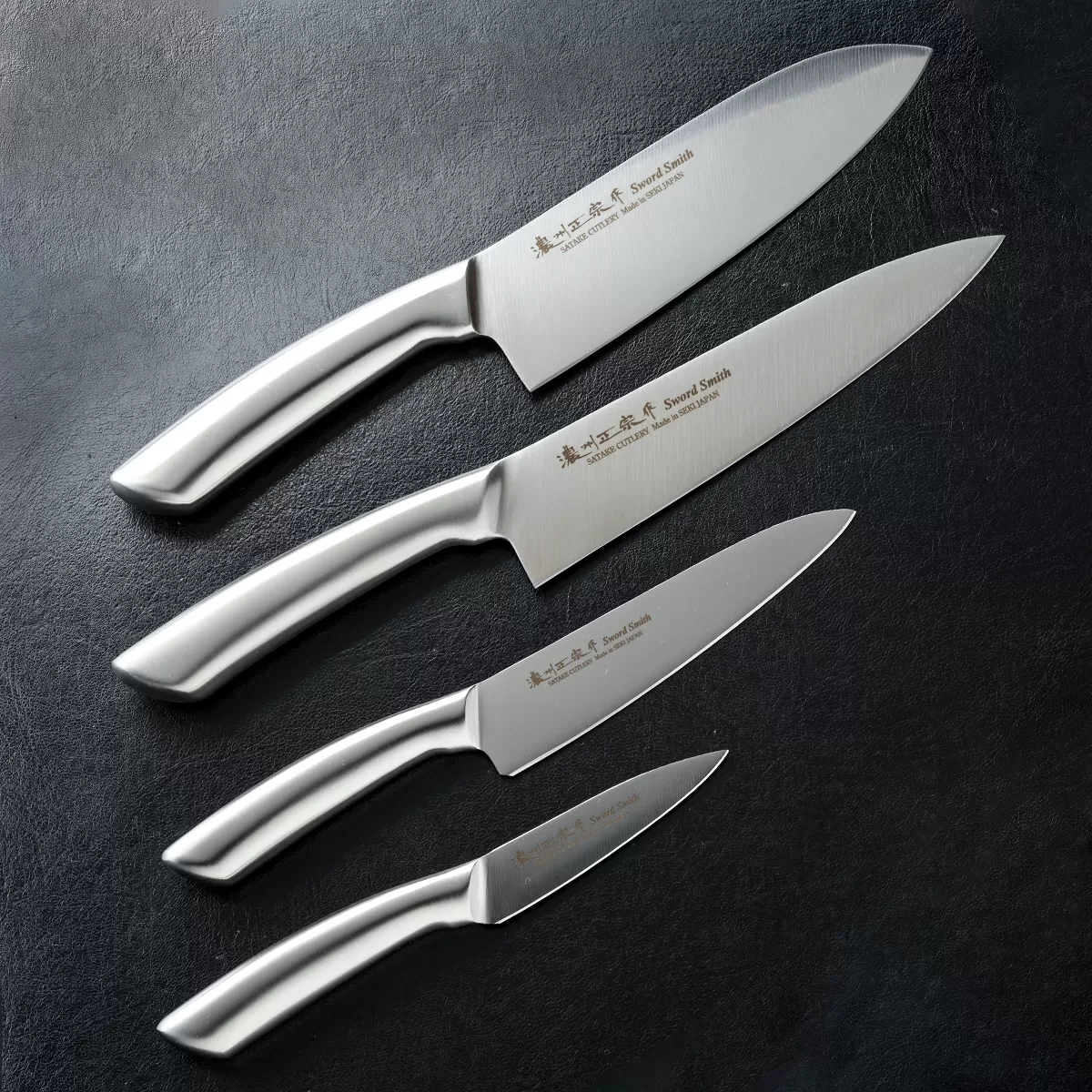 Нож кухонный Шеф Satake "All Stain" 180мм, 804-448