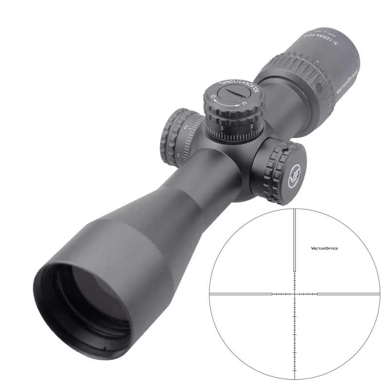 Оптический прицел Vector Optics VEYRON 3-12x44 (30mm) SF IR, марка MPR-V10 (SCOM-40)