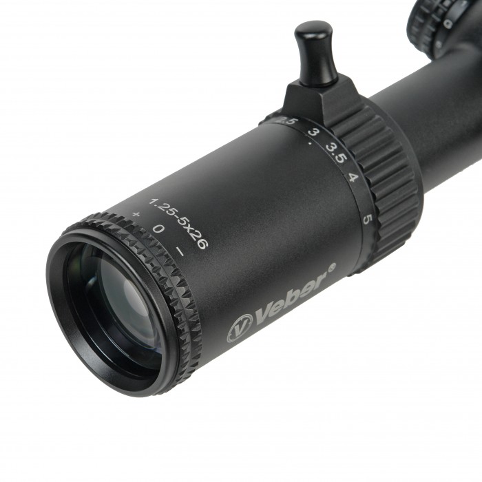 Прицел оптический Veber "Wolf" 1,25-5х26 IR H08