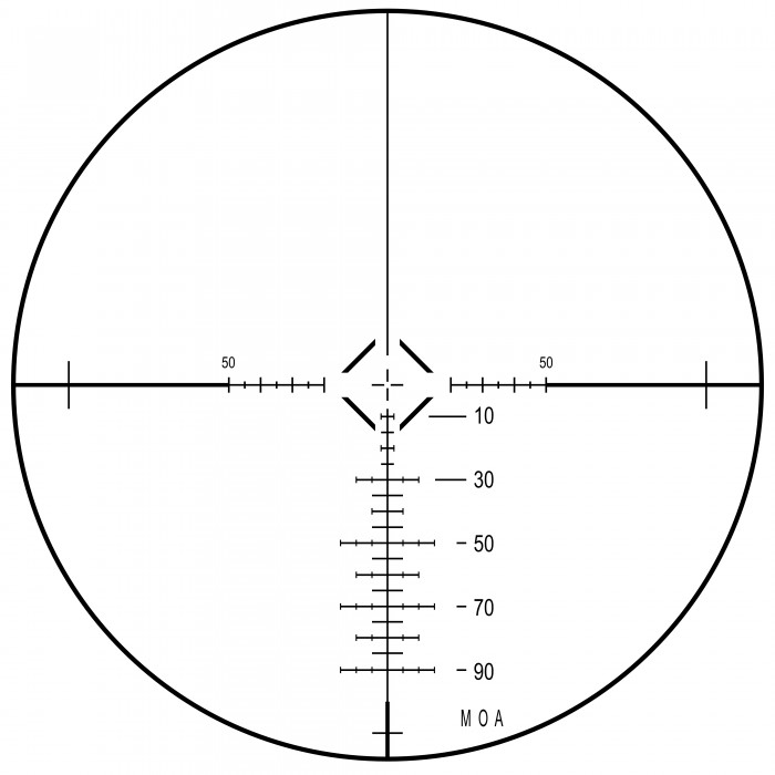 Прицел оптический Veber "Wolf" 1,25-5х26 IR H08