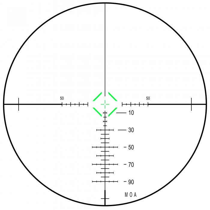 Прицел оптический Veber "Wolf" 1,25-5х26 IR H08
