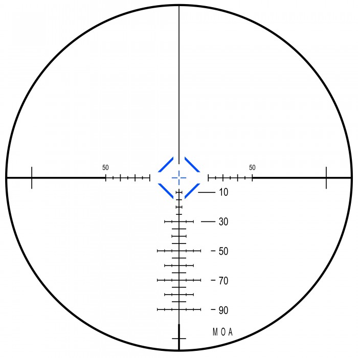 Прицел оптический Veber "Wolf" 1,25-5х26 IR H08
