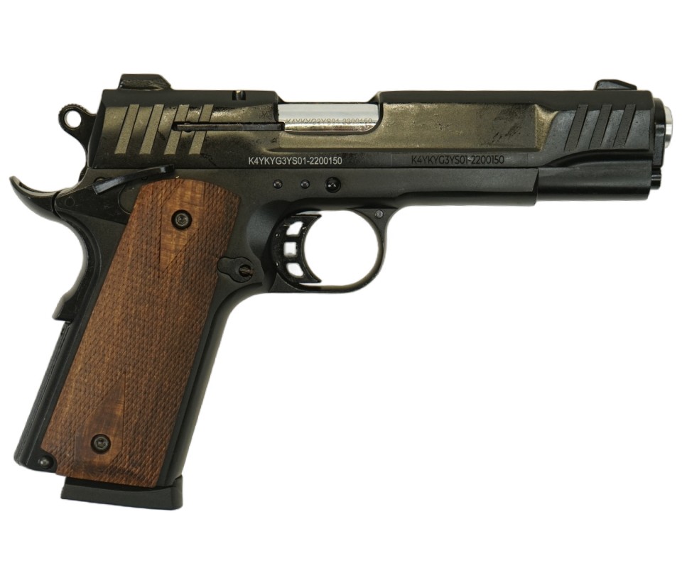 Пистолет сигнальный мод.К1911 KURS Classic черный кал.5,5мм под патрон 10ТК