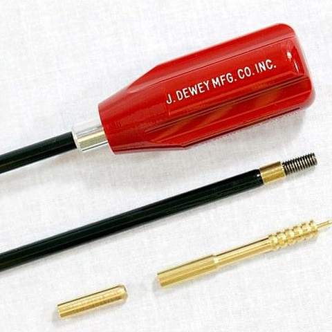 Шомпол Dewey к. .27-.34 (6,8-8,6мм), L=101см, папа 12/28, вишер+переходник