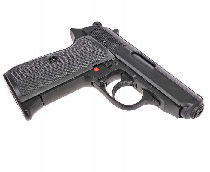 Пистолет пневматический Stalker PPKS (Walther PPK/S) к.4,5мм, 12г CO2, металл, 90 м/с, Blowback