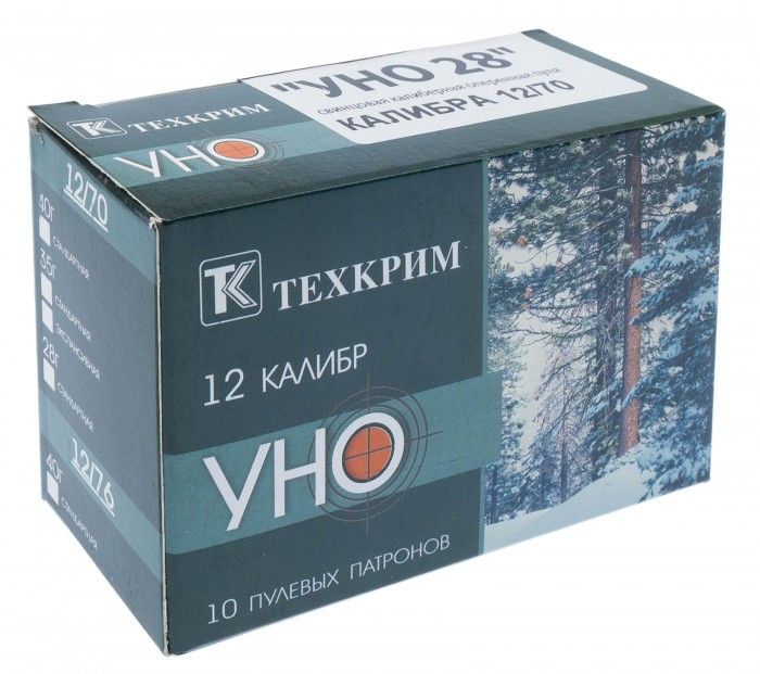 ТЕХ 12х70 пуля "УНО 28"