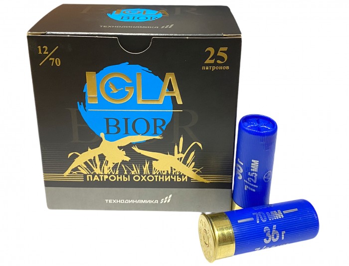 Патрон к.12х70 №7 IGLA-BIOR