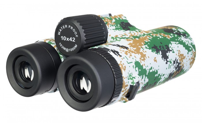 Бинокль Levenhuk Camo Pine 10x42 с сеткой