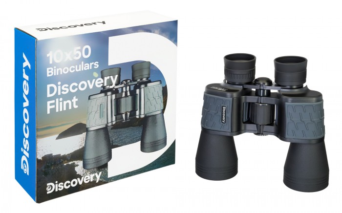 Бинокль Levenhuk Discovery Flint 10x50