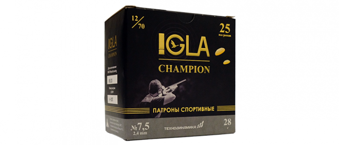 Патрон Igla-Champion 12/70 №7,5 28гр