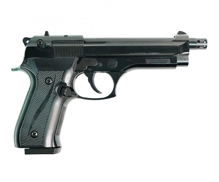 Пистолет сигнальный мод.В92-S KURS Compact чёрный кал.5,5мм под патрон 10ТК