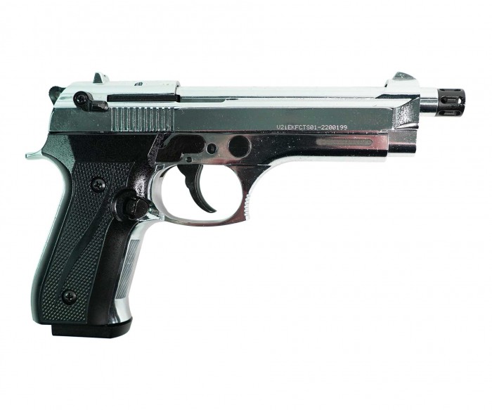 Пистолет сигнальный мод.В92-S KURS Compact хром кал.5,5мм под патрон 10ТК