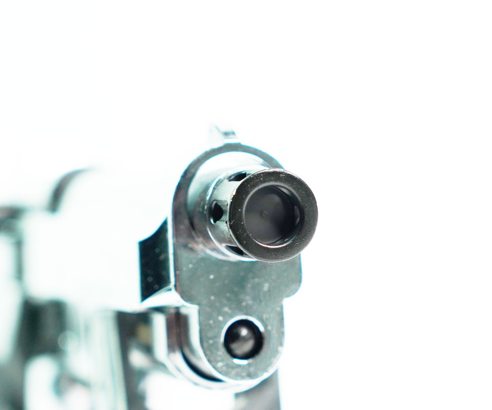 Пистолет сигнальный мод.В92-S KURS Compact хром кал.5,5мм под патрон 10ТК