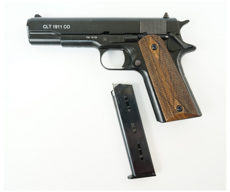 Пистолет охолощенный "1911-KURS", кал.10х24 (чёрный)