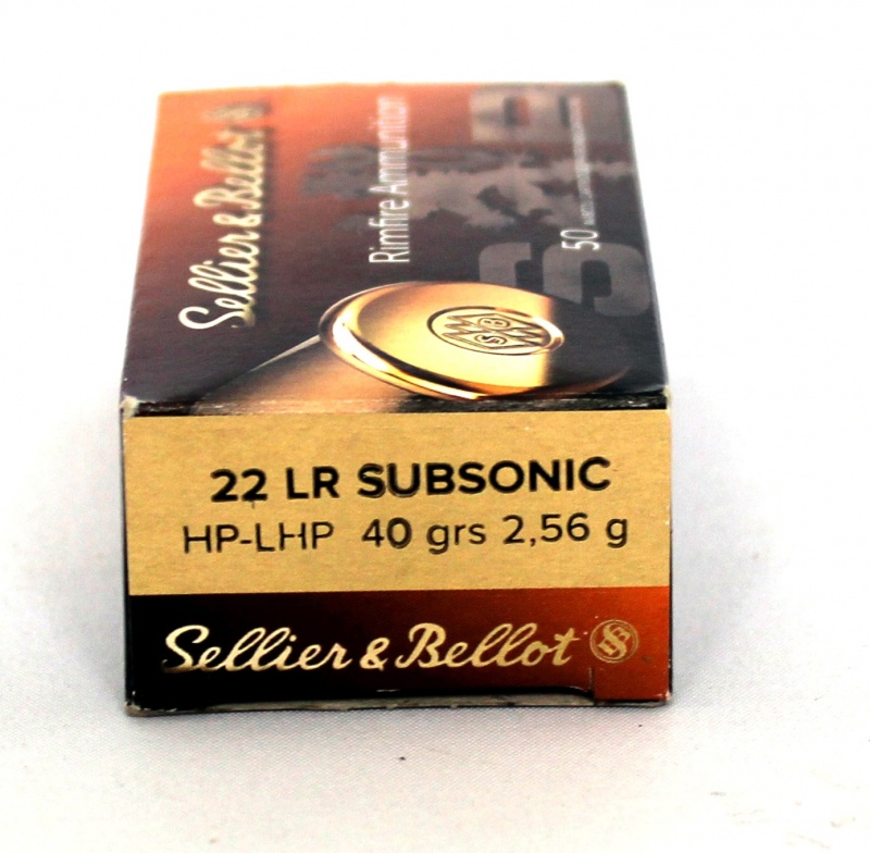 22 LR S&B Subsonic LHP (50шт./упак.)