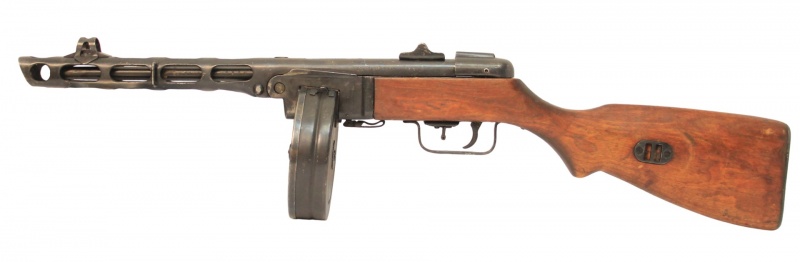 Оружие модели "ППШ-СХ" к.10х31 (охолощенный)