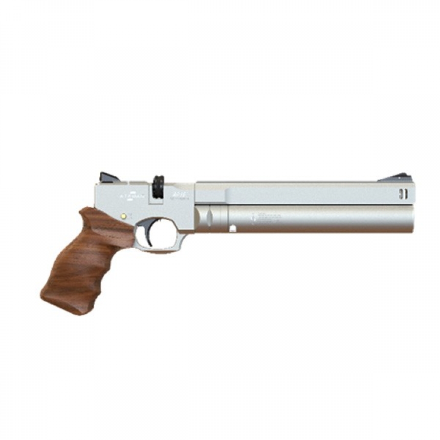 АР16 Пистолет пневматический кал.5,5мм (Стандарт) (Дерево SP, Silver)