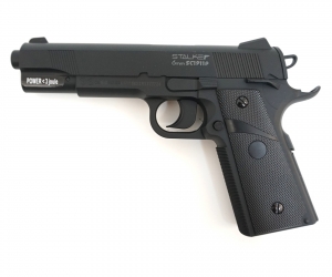 Пистолет пневматический Stalker SC1911P, cal.6mm, пластик, 105м/с