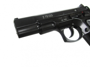 Пистолет охолощенный "Z75-KURS", кал.10ТК (чёрный/матовый)