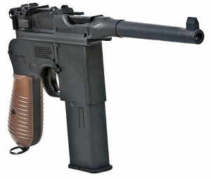 Пистолет пневматический Umarex Legends C96 сплав, черный (Blowback), 4,5mm