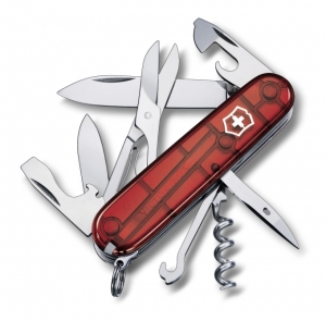 Нож складной Victorinox CLIMBER 1.3703.T red trans