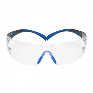 Очки стрелковые 3М SecureFit 401, поликарбонат, линзы прозрачные, дужки синие